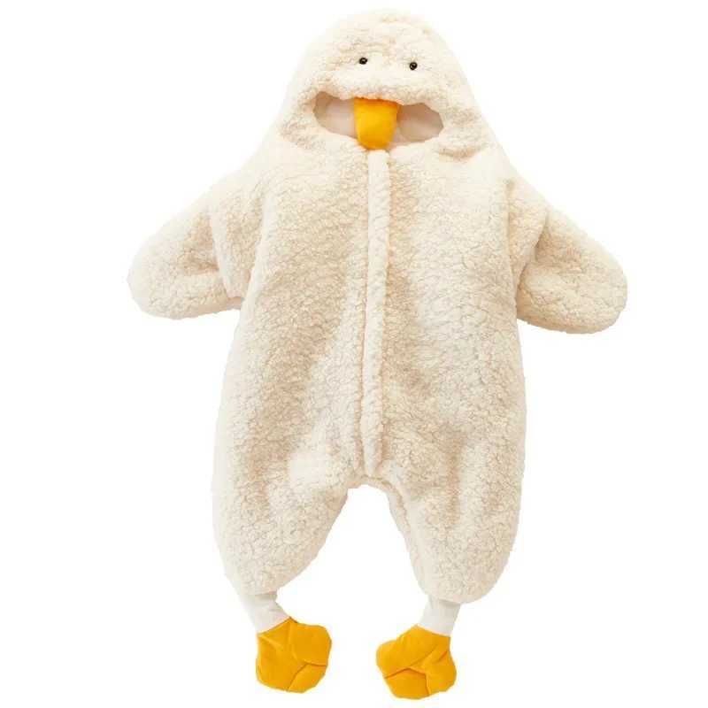 2024 Babies Newborn Girls Boys Clothes Duck Cute Design Bodysuit Padded for Babies Rompers 5day Shipping Hoodies C251009