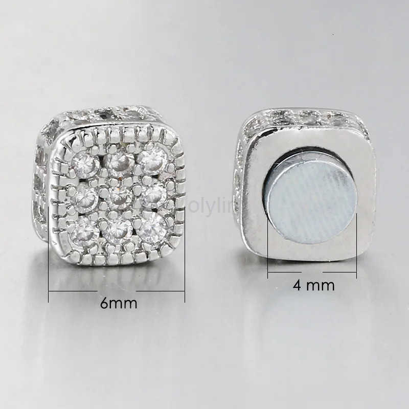 Fake Earrings For Men Women Strong Magnet Magnetic StainlESS Steel Non Piercing Hip Hop Rock Fashion Jewelry AccESSories M251009