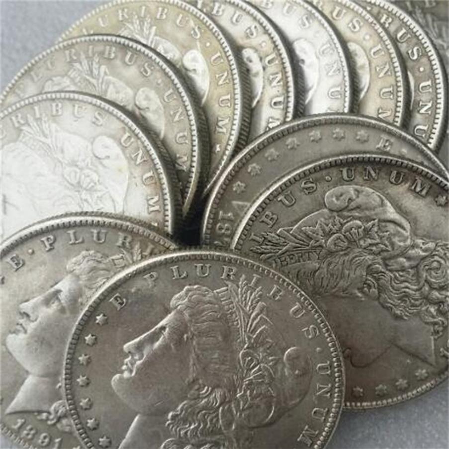 26pcs Morgan Dollars 18781921 quotOquot Different Dates Mintmark Silver Plated Copy Coins metal craft dies manufacturing fact7959314271O