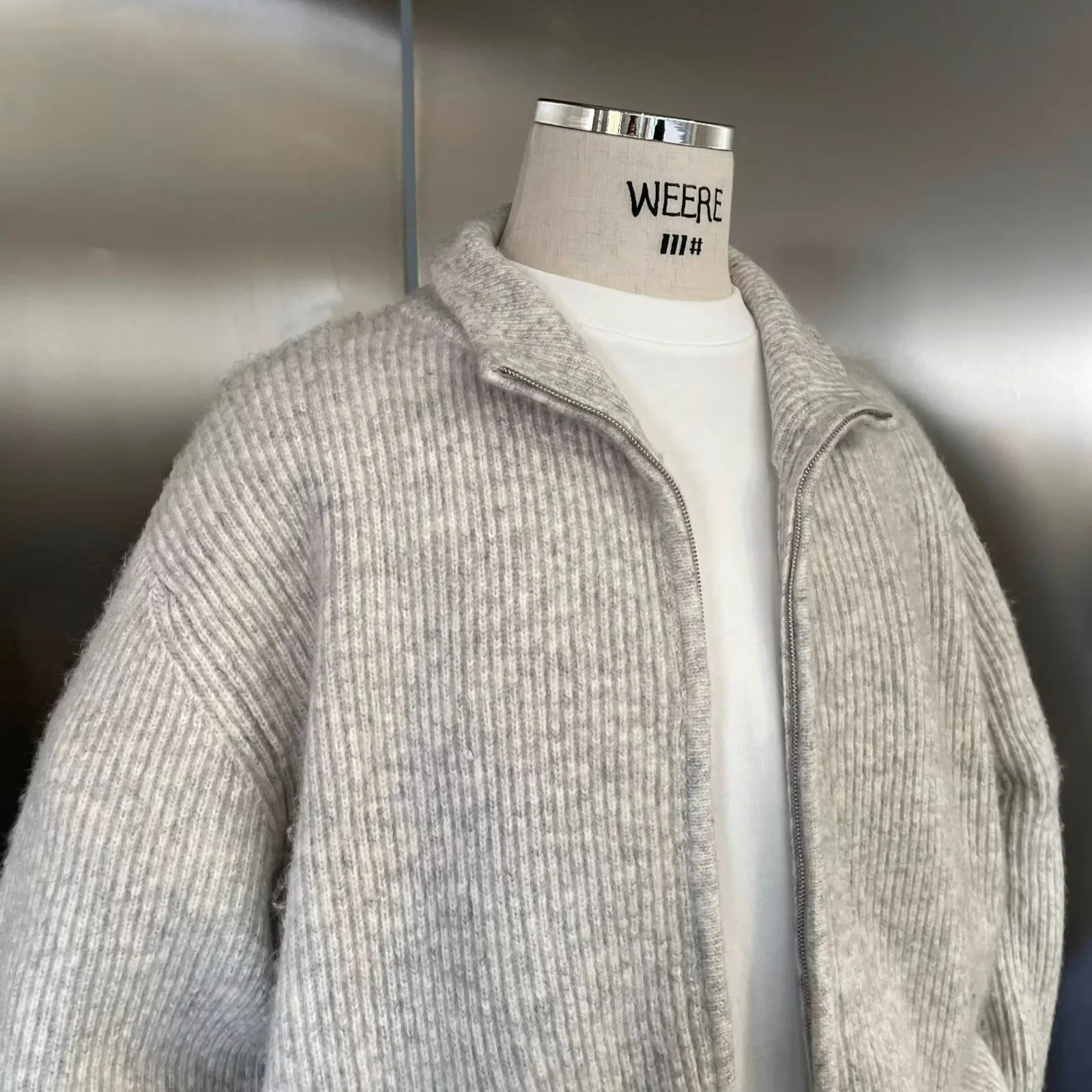 Autumn Cardigan Mens Knit Cardigans Knitwear Korean Clothes Clothing Sweater for Men Crdigan Winter Man 2501008