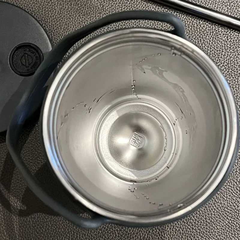 Stainless Steel Coffee Cups Vacuum Insulated Mugs Portable Large Capacity Ice Bar Thermal Cup with Silicone Rope Straw Water Cup C251008