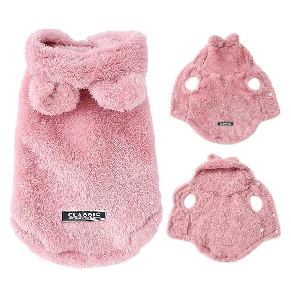 Fleece Cats Hoodie Winter Warm Clothes For Small Medium Dogs Cat Cute Hooded Puppy Kitten Coat Sweater Chihuahua Yorkie Costume C251009