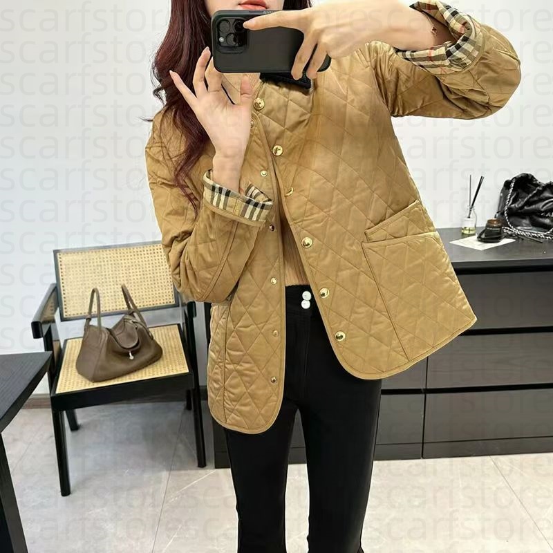high-quality pure cotton slim fit jacket casual coat designer Barn jacket women's autumn and winter outerwear Fashion women's outerwear