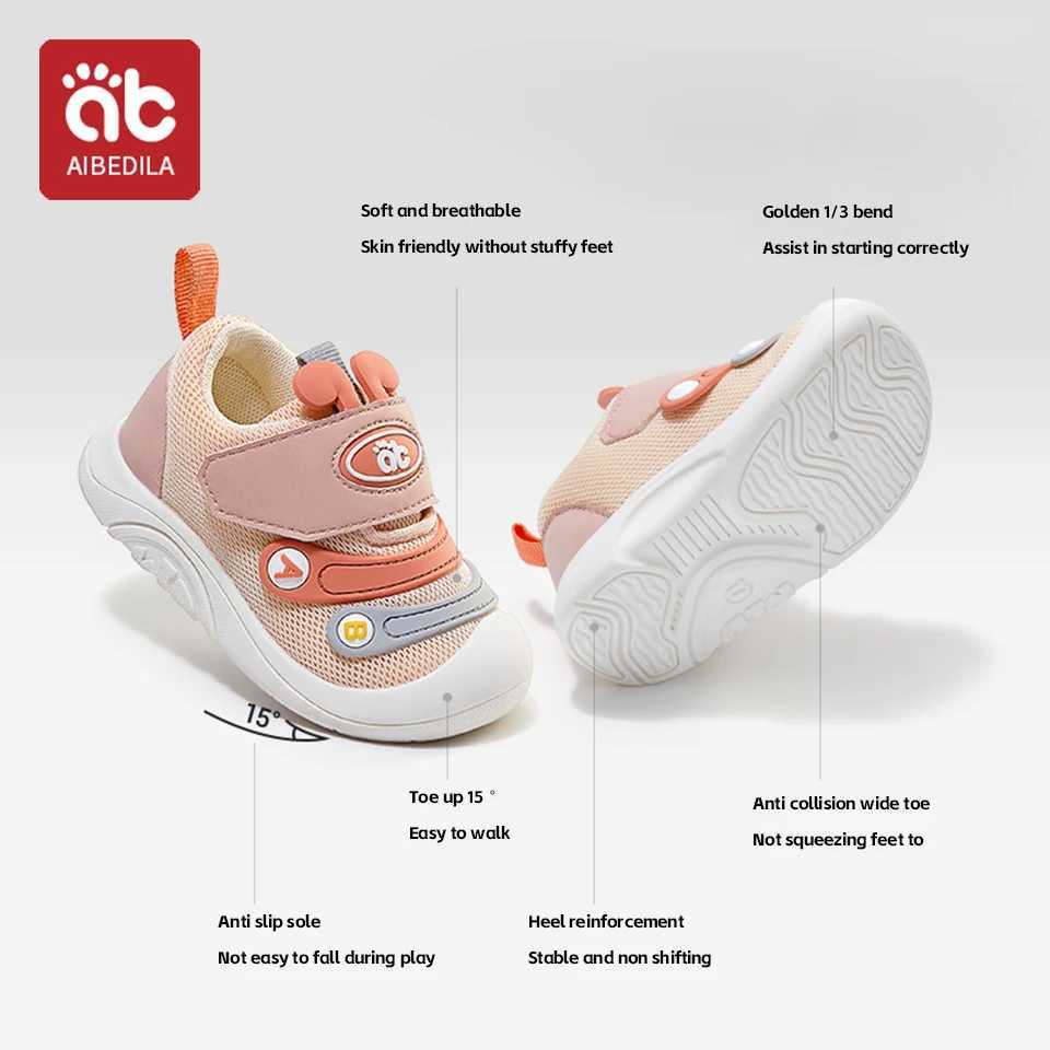 AIBEDILA Infant Shoe Newborn Infant Girls and Boys Recreational Baptism NonSlip Walking Shoe White Softsoled Sneaker Prewalker J251027