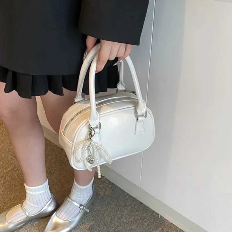 Red Wens Handbag 2025 New Summer Crossbody Bag Soft PU Leather Casual Single Oder Bag with Zipper Closure D251009