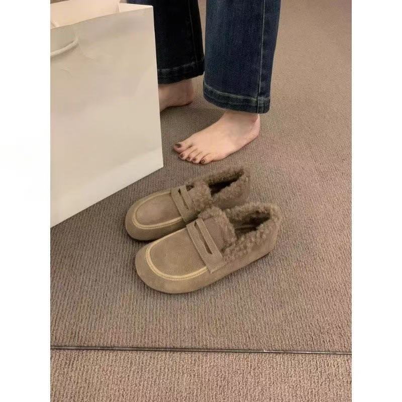 Winter Outdoor Cotton Casual Fashionable Warm Boots Comfortable and Non-slip Womens Home Slippers XW6.5