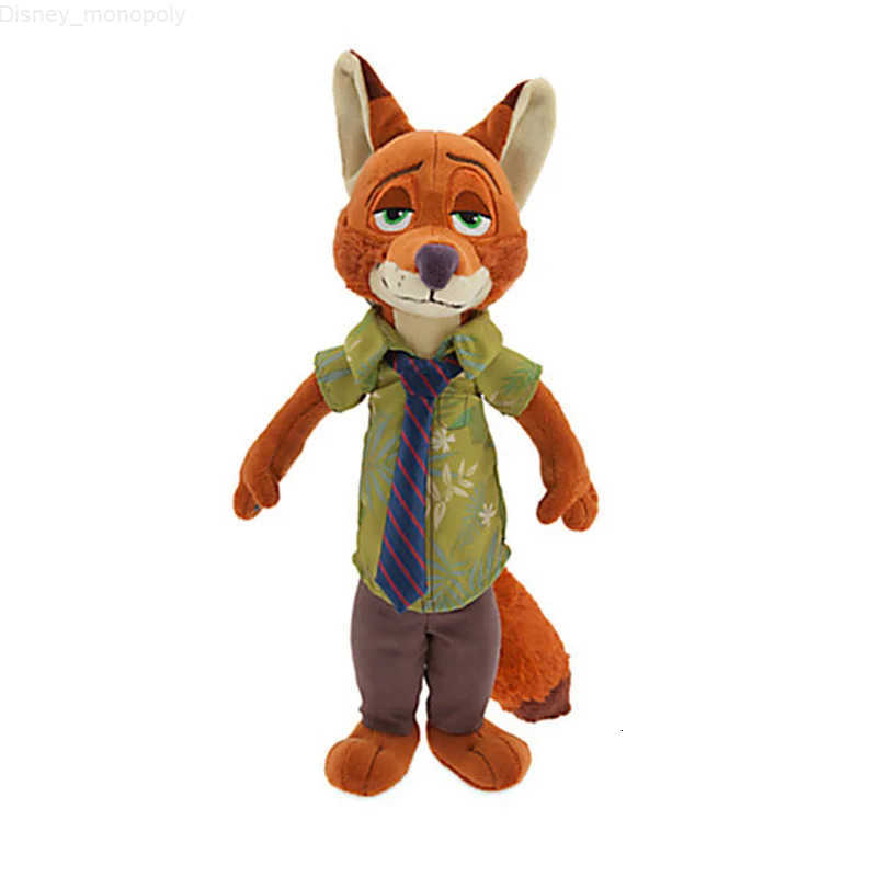 Disney Zootopia Cartoon Anime Plush Toy Fox Nick Wilde Rabbit Judy Hopps Doll Soft Stuffed Animals Toys Kids Xmas birthday Gifts H251107