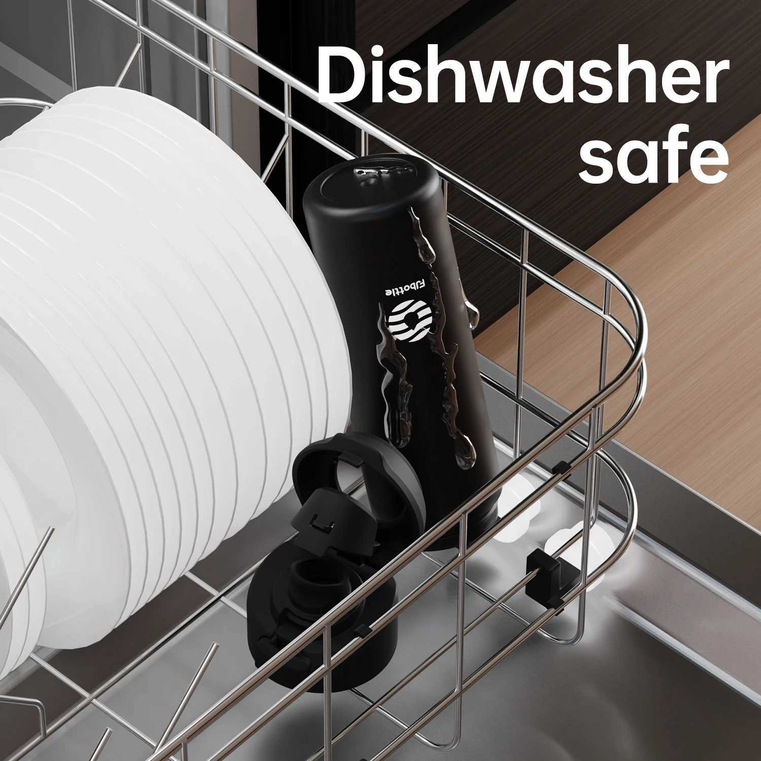 FEIJIAN Thermos Stainless Steel Sports Water Bottle with magnetic Phone Holder Bouncing cover Insulation Cup C251008