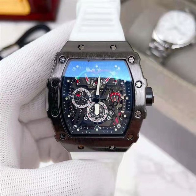 AAA quality automatic perpetual calendar men's fashion luxury brand wristwatch, sports quartz women's ceramic Rm mechanical wristwatch