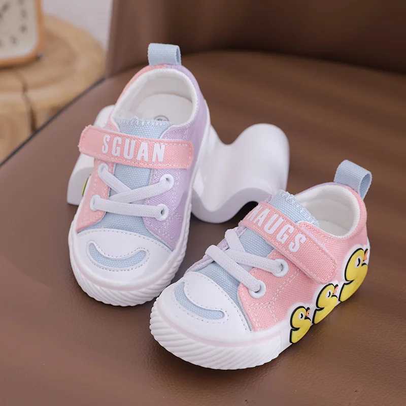 Brand Kid Canvas Shoe 2025autumn New Kid Sneaker Cartoon Cute Girl Shoe 03y Trend Boy Shoe Baby Shoes Super Soft Walking Shoes J251027