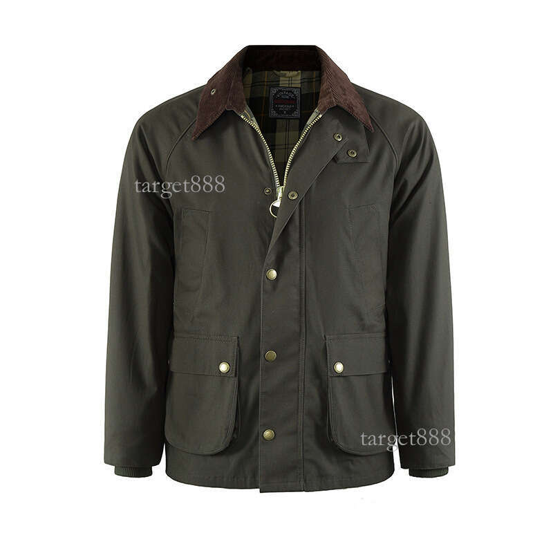 GDDQSDC Crazy Anxin Same Style Hunting Wax Men's Trench Coat Workwear Jacket Replica BBRA 0a3