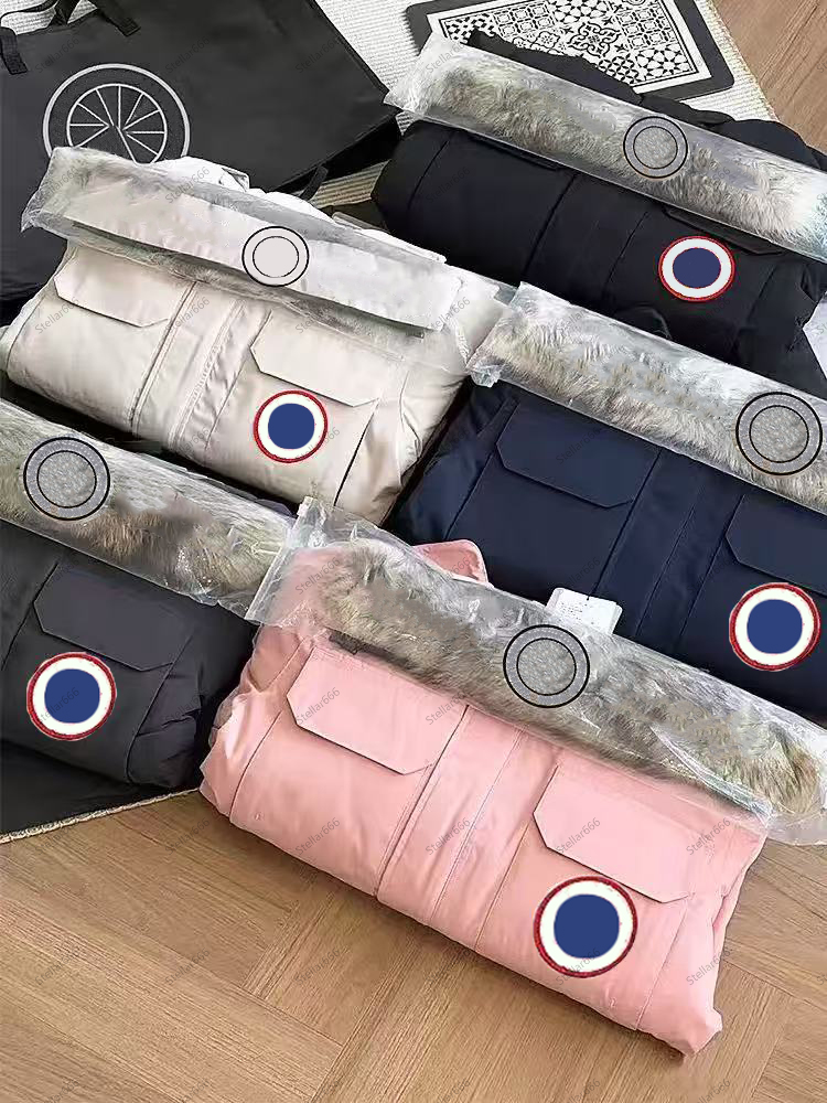Canada Jacket Goosecoats Canadian Zipper Coat White Duck Down Jacket Winter Warmbody Outwear Parka Coat Badge Tops Jackets Down Jackets Homme Outdoor 2025