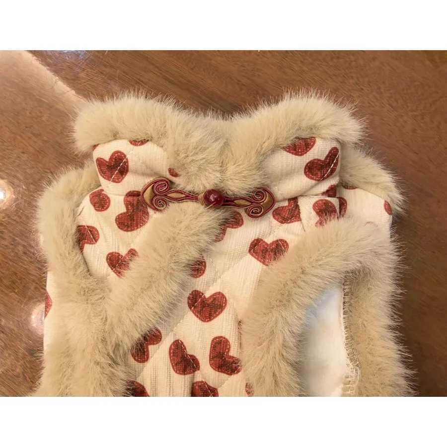 Faux Fur Sphynx Cat Clothes ChiPao Cotton Hairless Cat Cheongsam Shirts Cat Vest Pet Sweater Clothes Kitten Apparel for Slim Ca C251009