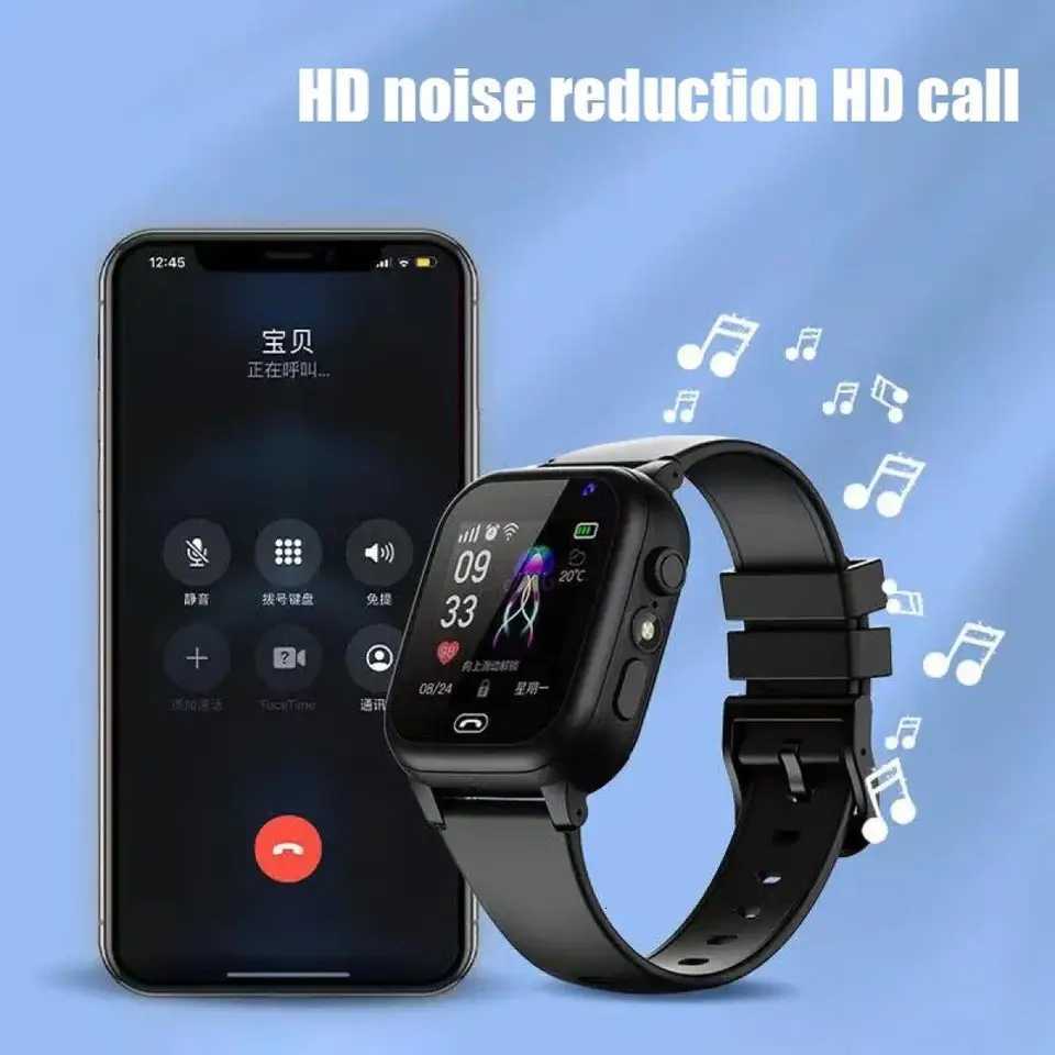 Kids Smart Watch 4G Multifunctional Waterproof SOS GPS Location Camera Call Sim Card Child Gifts Sports Digital Watches Tracker X251009 - view 4