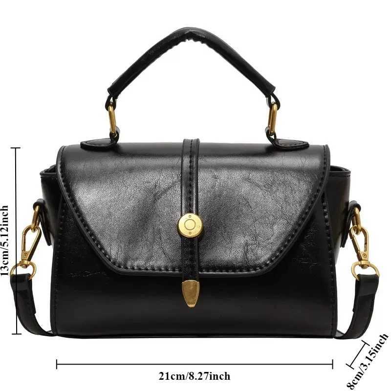 Wens Crossbody Bag PU Mtifunctial Handbag New Texture Flip Cover Fiable Versatile Handheld Small Square Bag D251009