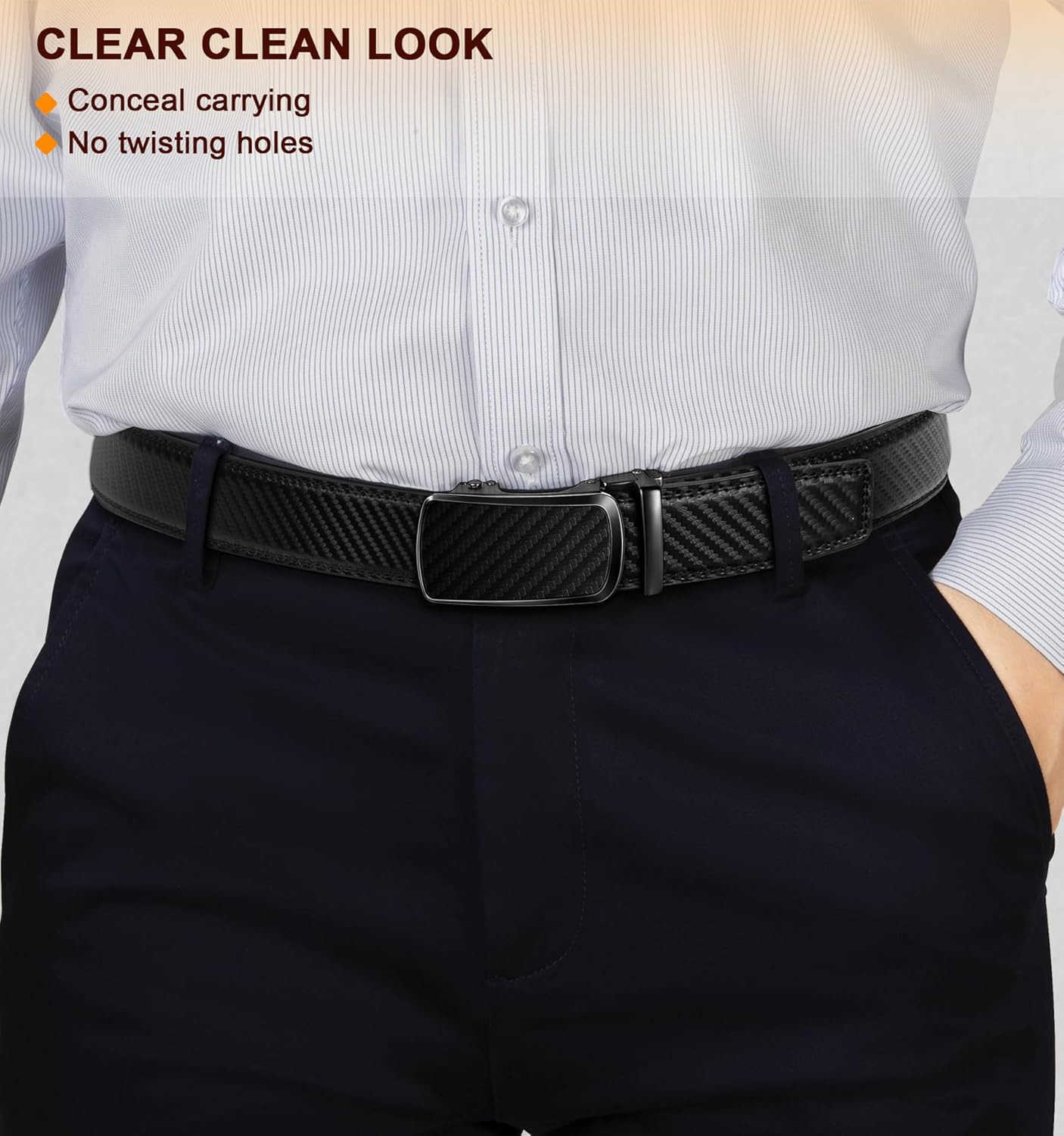 Mens BeltBrand Ratchet Belt Of Genuine Leather For Gift Men DressSize Customized W251009