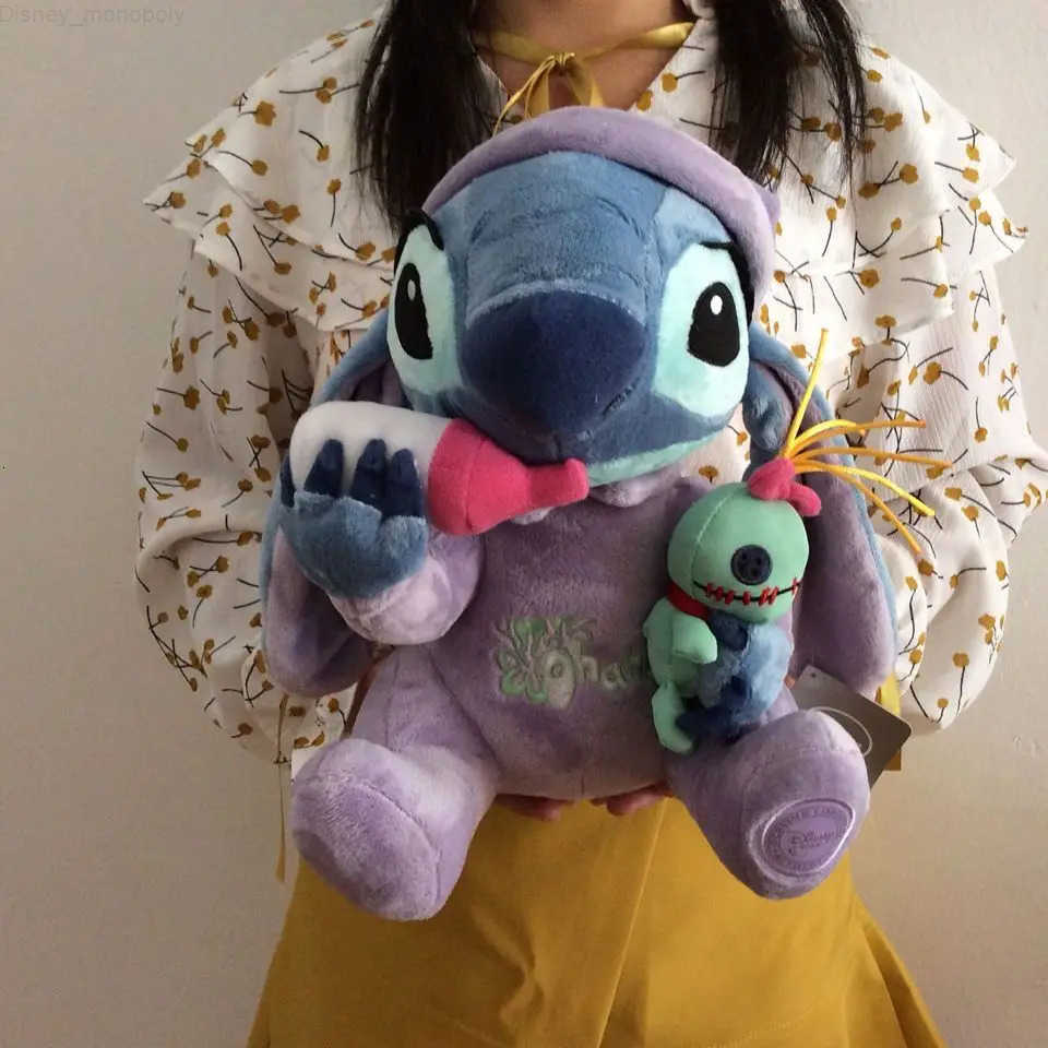 Disney 40 cm Cartoon cute Lilo and Stitch plush toys Creativity Stuffed Plush Doll Toys Kids Birthday girlfriend Gift H251009