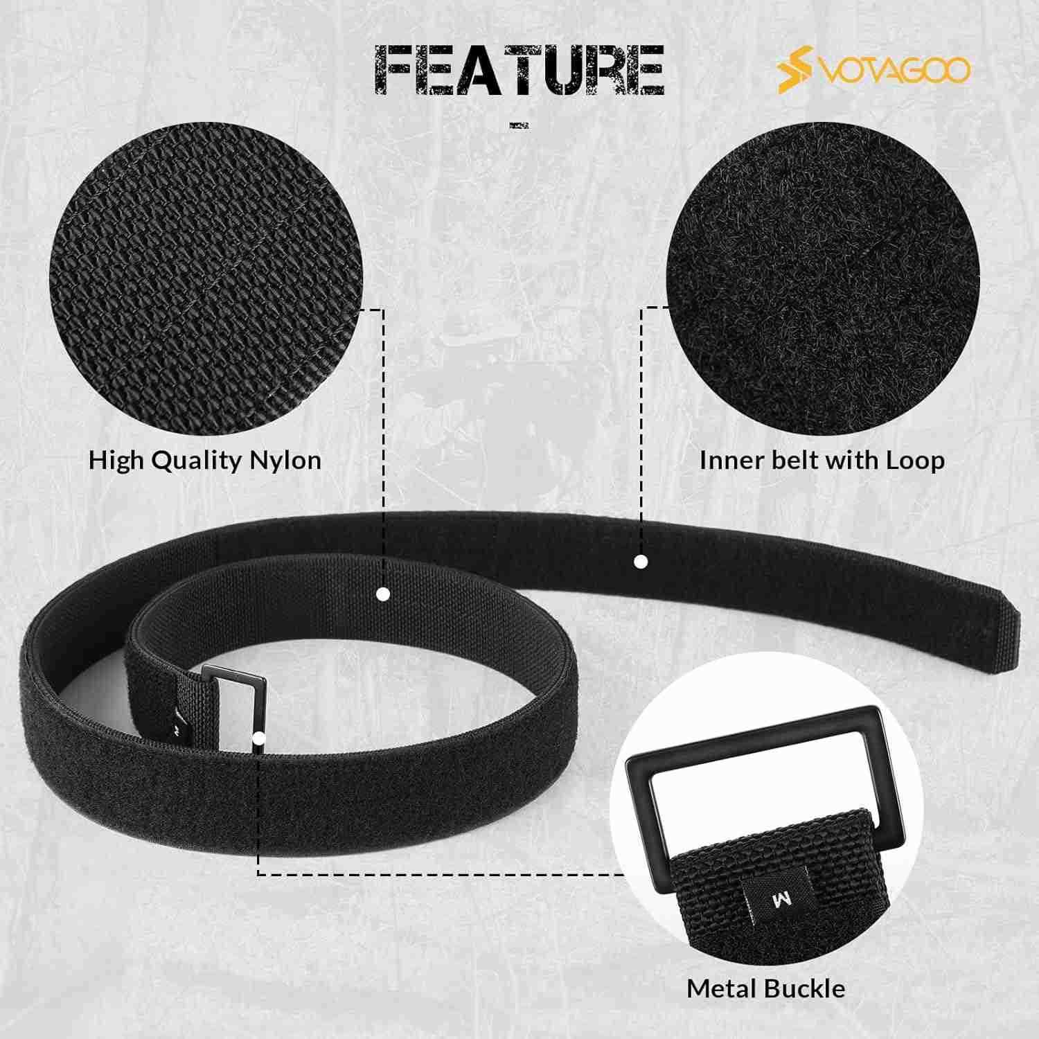 15 Inner Belt Liner With Metal EDC for Duty CCW Gun Fits 1752 Loop Outer Belt W251009