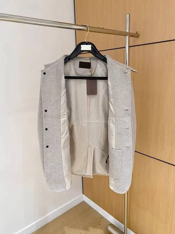 LP Italian 25Aw Stand-Up Collar Simple Casual Jacket