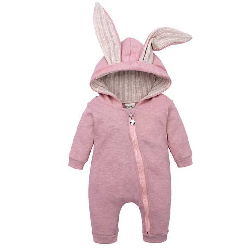 Baby Rabbit Rompers For Baby Girls Autumn Winter Infant Clothing Overalls Jumpsuit Halloween Costume Newborn Baby Boys Clothes C251009
