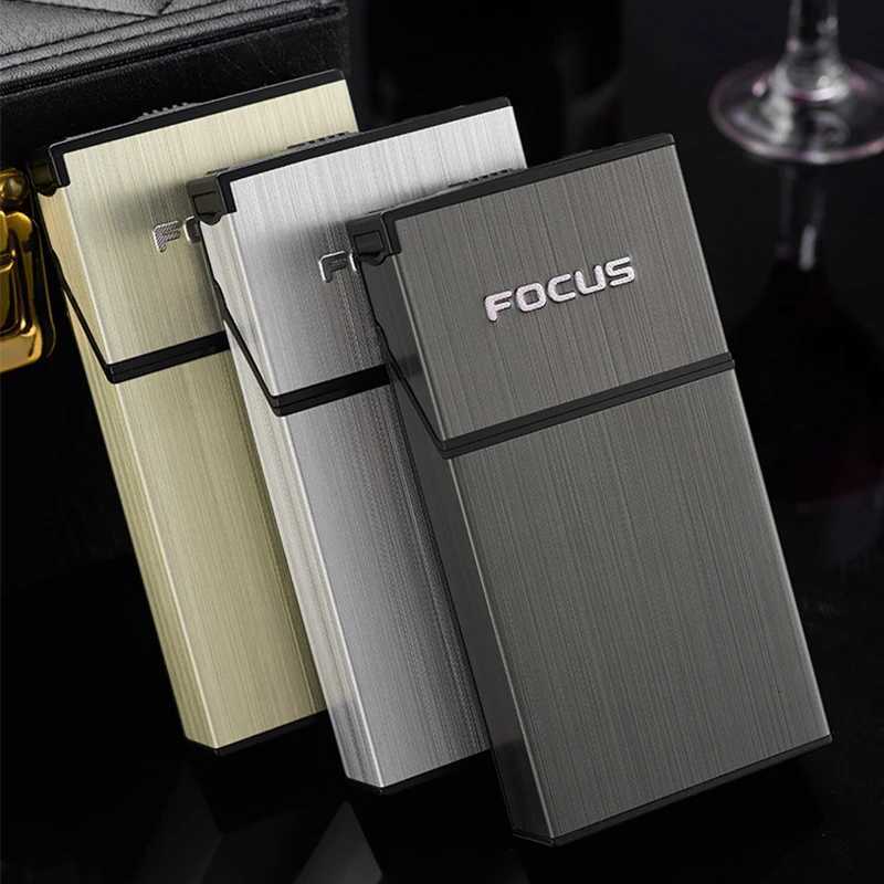 1 USB charging lighter and cigarette case in one Womens portable cigarette case with pressure protection for 20 thin cigarett W251009