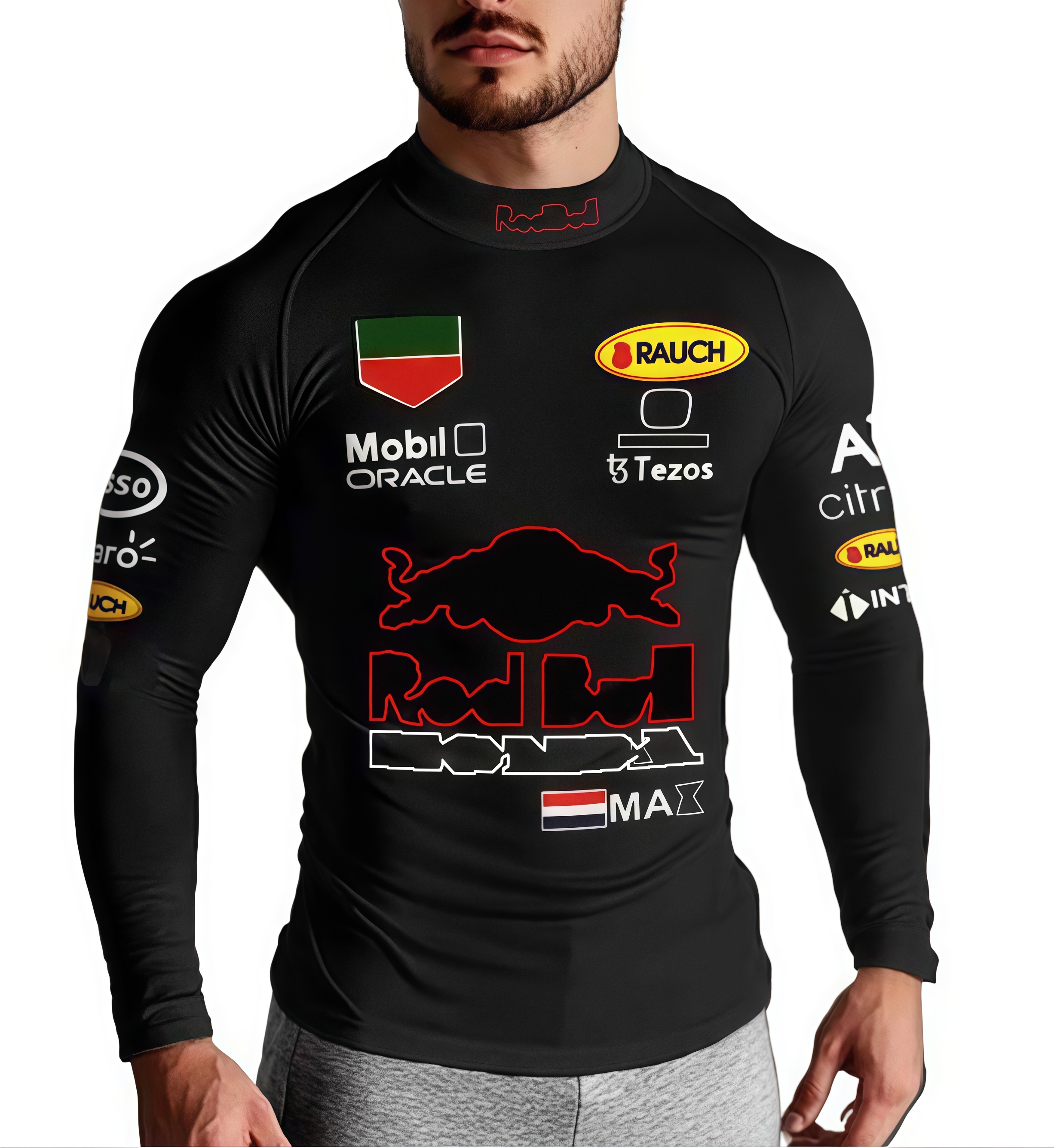 F12025 Racing Team Performance Slim Fit Crew Neck T-Shirt w/Official Emblem & Personalization Options