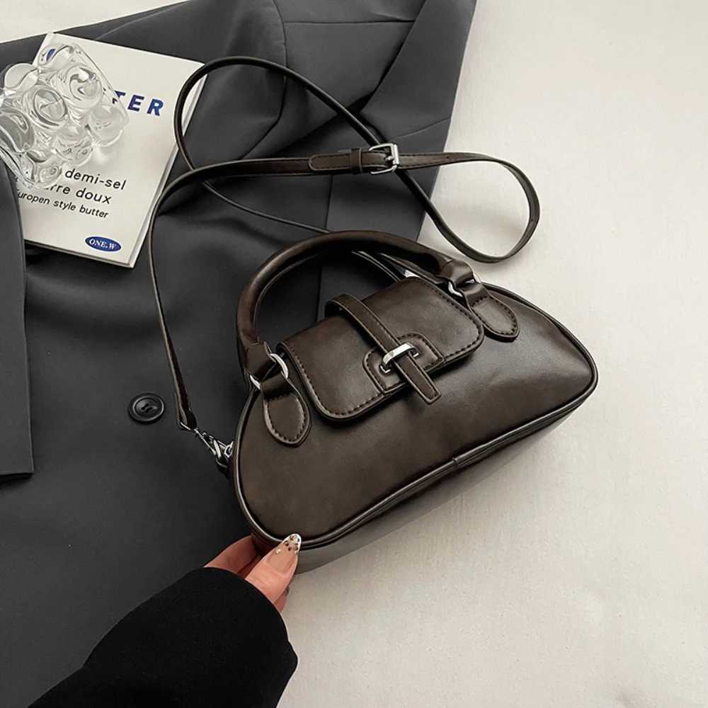 Wens Buckle Zipper Handbags Autumn Winter New Trend Glossy HighGrade Corssbody Bags Delie Popar Versatile Shoder Bag D251009