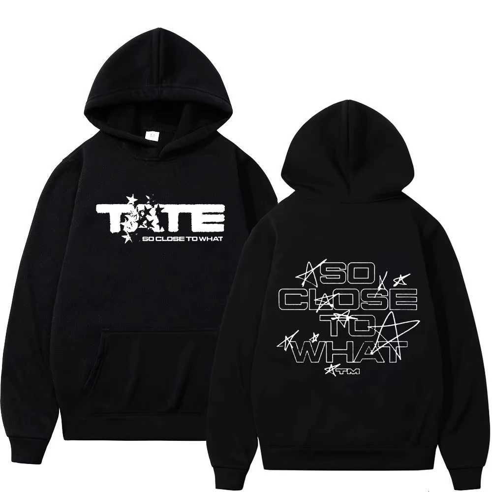 Tate McRae So Close To What Album Hoodies Men Women Clothing Long Sleeve Hooded Sweatshirts Vintage Oversized PulloversXJ251009