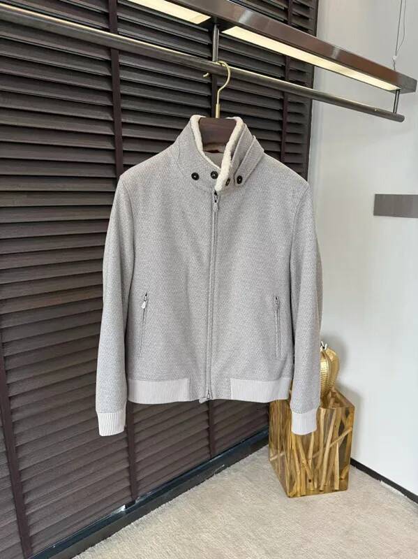 BC Italian Old Money Style 25Aw Wool Blend Stand-Up Collar Casual Jacket 20251009