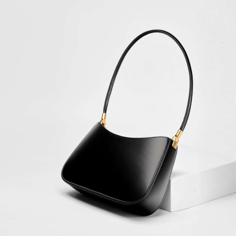 New Niche Design Genuine Leather Commuter Baguette 2025 Spring Summer French Underarm Single Shoulder Women's Bag