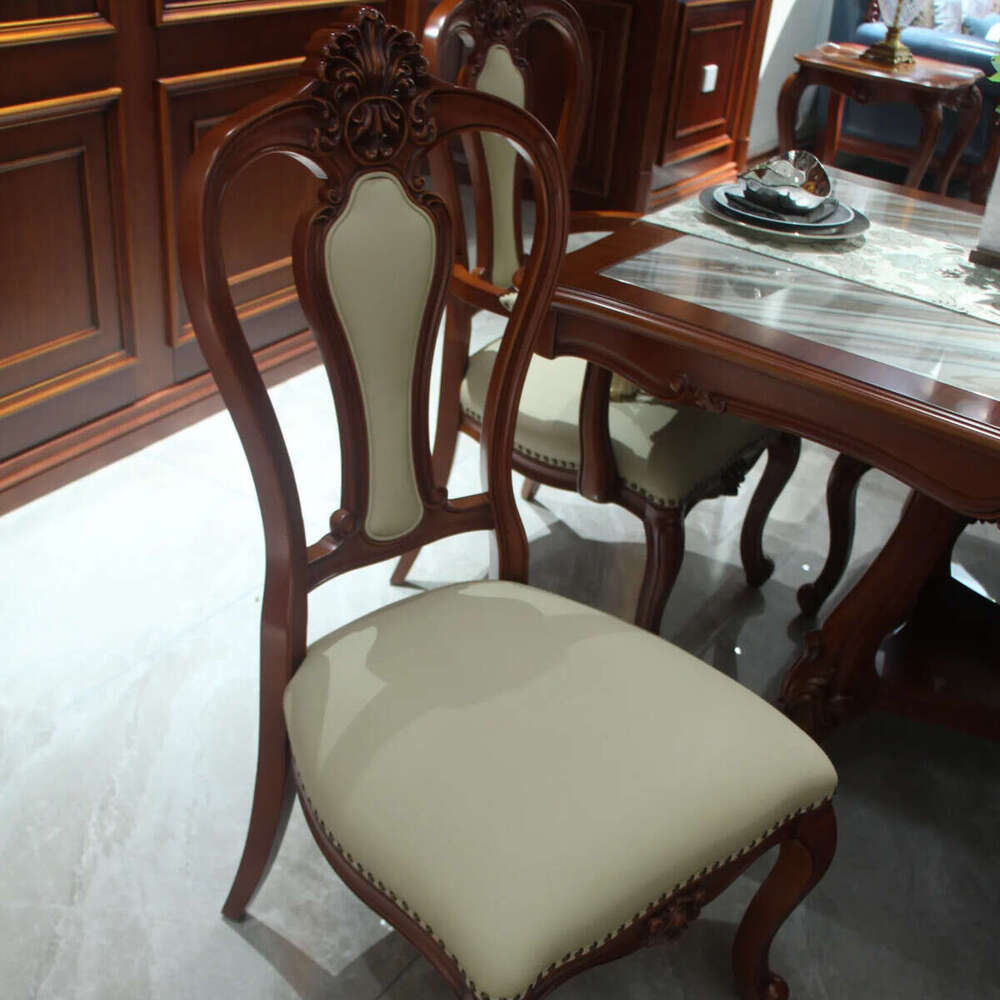 Zhong zhixin Premium Quality High End Solid Wooden Dining Set with Authentic Euro Design