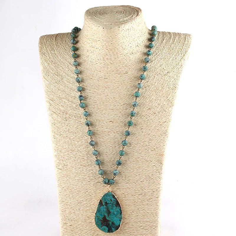 Fashion Boho Jewelry Africa Turquoise Natural Stones With Se