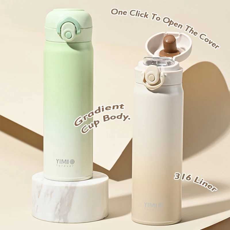 500ml large capacity thickened 316 stainless steel vacuum Thermal insulation portable Tumbler Thermos Water bottle Coffee cup C251008