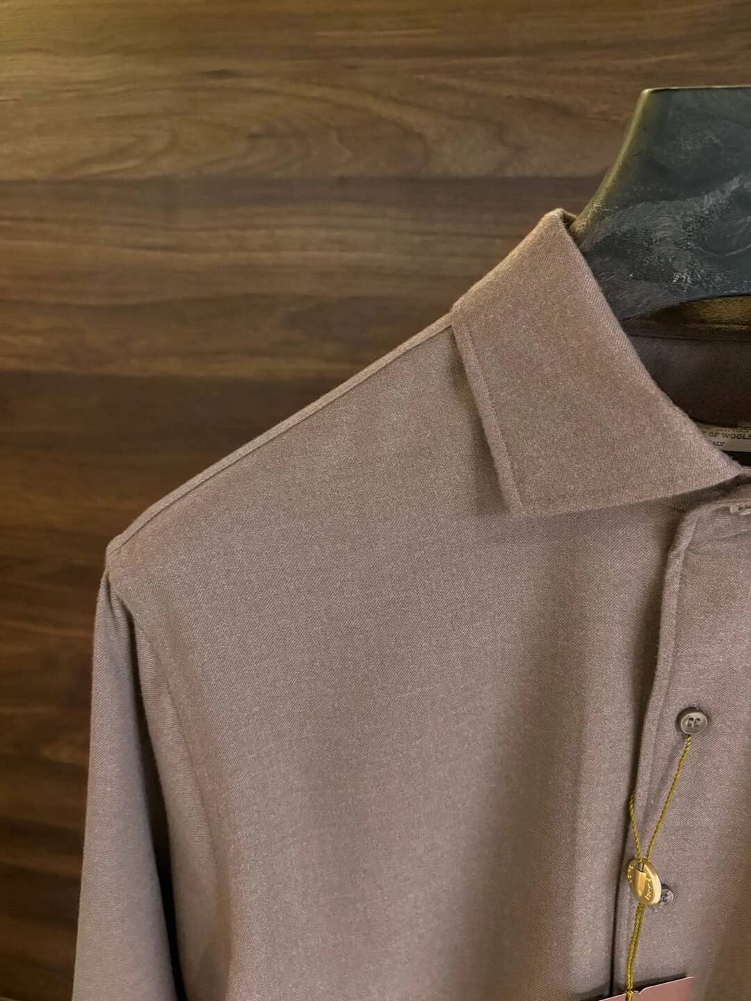 LP Italian 25Aw Wool Blend Business Casual Long-Sleeved Shirt