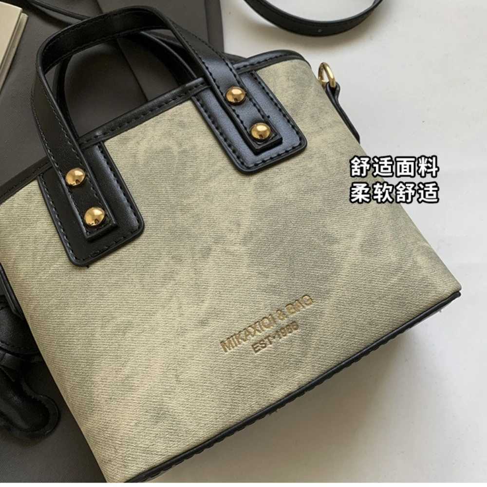 New fi 1 bag niche single shoder crossbody senior sense handbag change documents storage bag send pendant D251009