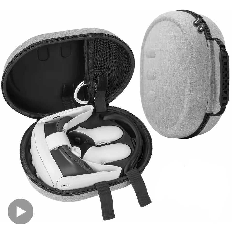 Carrying Case Storage Bag Cover Box For Meta Ocus Quest 3 Quest3 Virtual Reality VR es set Game Accessories Sac Shell Y251009