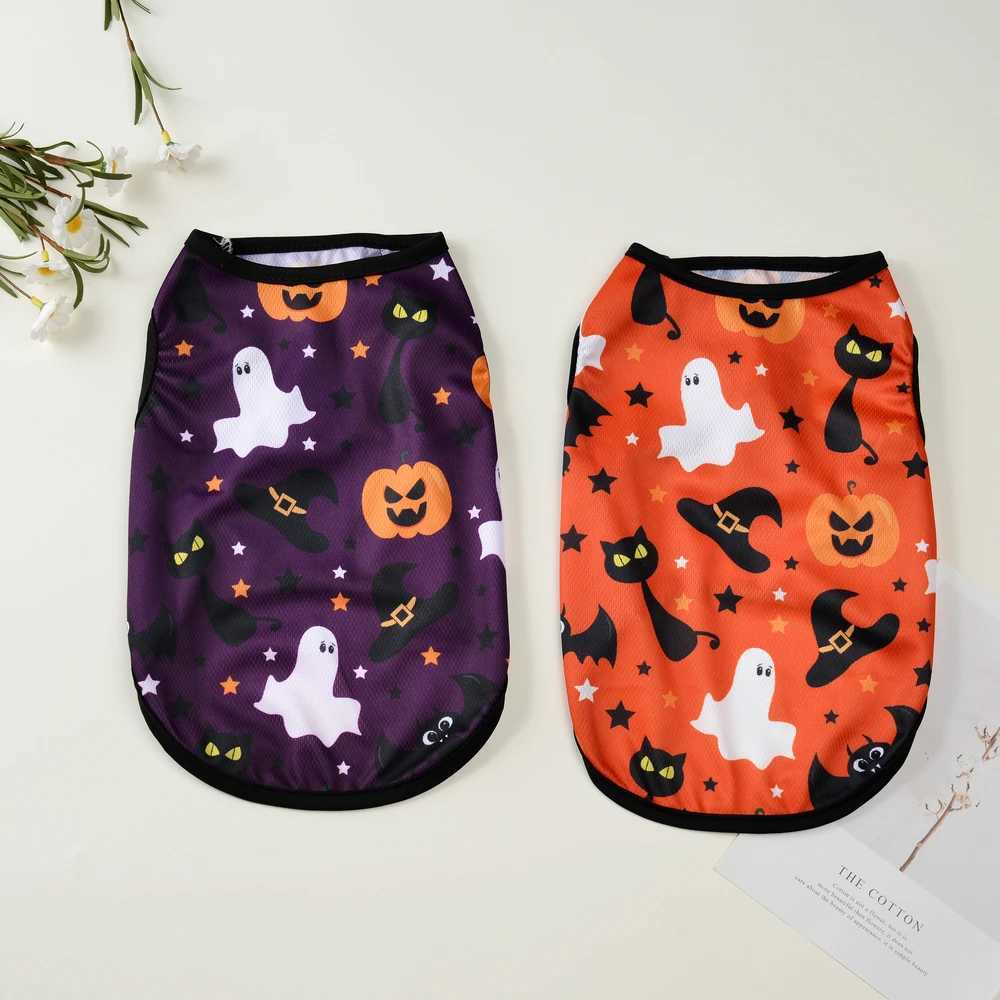 Halloween Pet Cat Clothes for Small Medium Dogs Cats Funny Breathable Puppy Kitten Cosplay Dress Up Costume Yorkie Pug Pullover C251009
