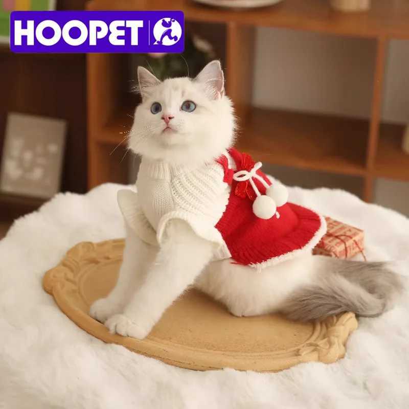 HOOPET Cat Clothes Cat Muppet Autumn and Winter Devon Christmass Sweater Pet Winter Kitten Warm Winter Antishedding C251009