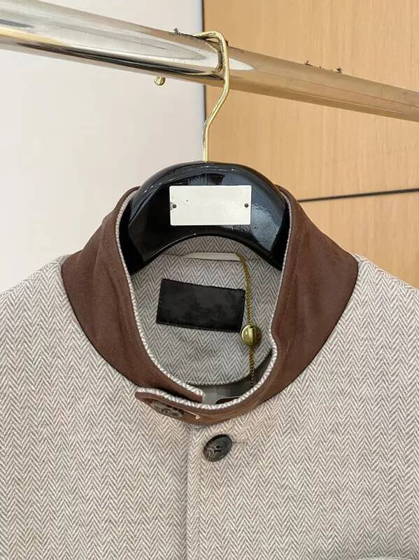 LP Italian 25Aw Stand-Up Collar Simple Casual Jacket