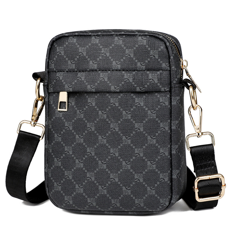 Luxury Bag Cross-border Trendy Men's Small Crossbody Bag Portable Mini Printed Casual Shoulder Bag Lightweight Storage Bag Designer Bag Outdoor C