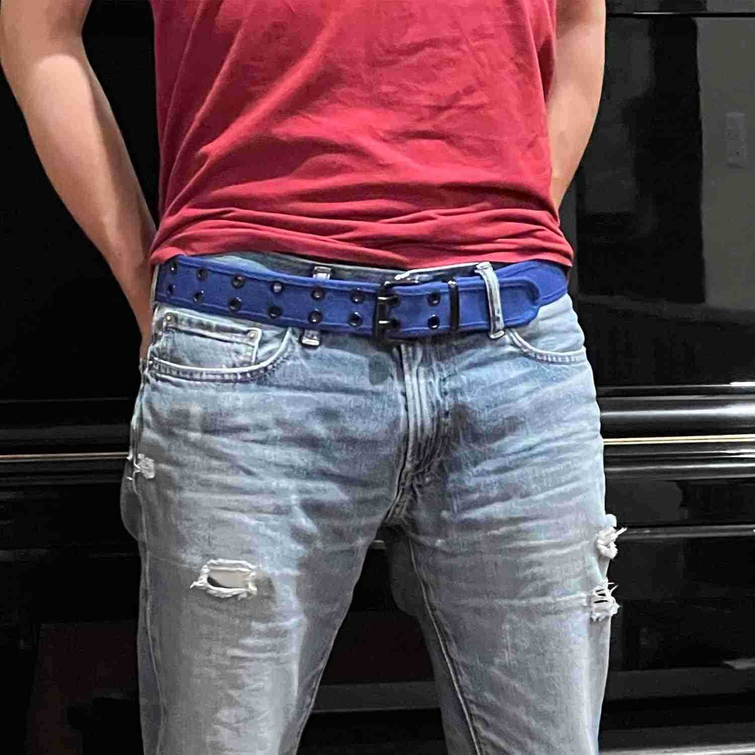 Gelante Canvas Double Grommet Hole Belt 12 Colors W251009