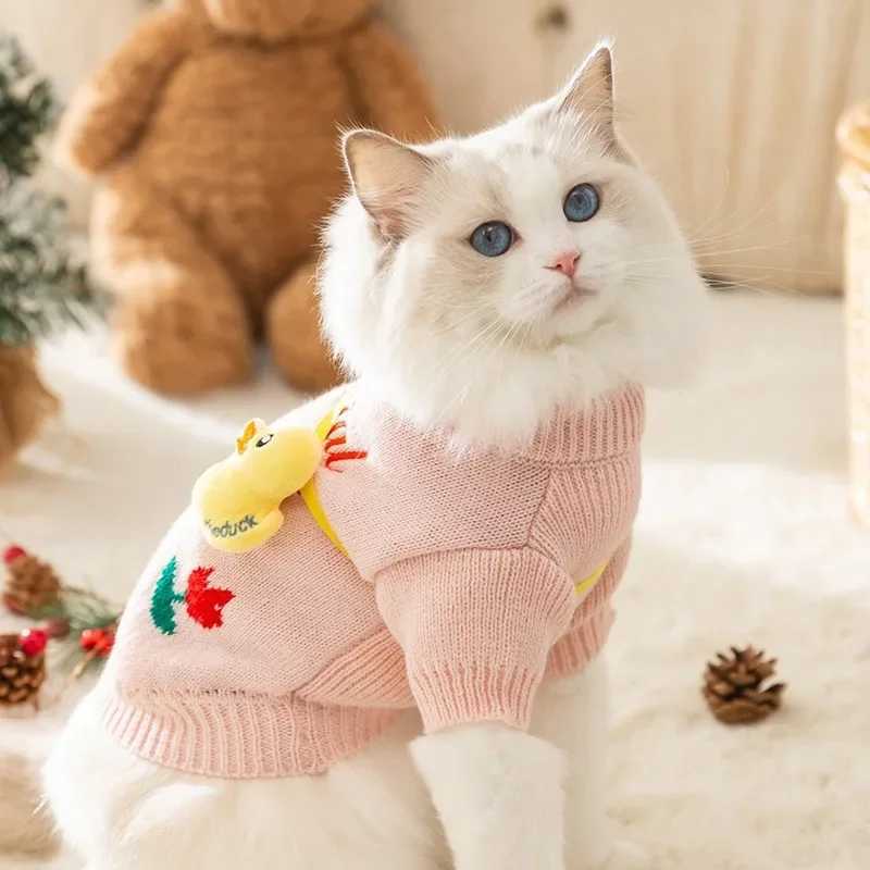 Christmas Style Pet Clothing Winter Warm Sweaters for Small Medium Dogs Turtleneck Knitted Puppy Cat Sweater Vest Chihuahua C251009