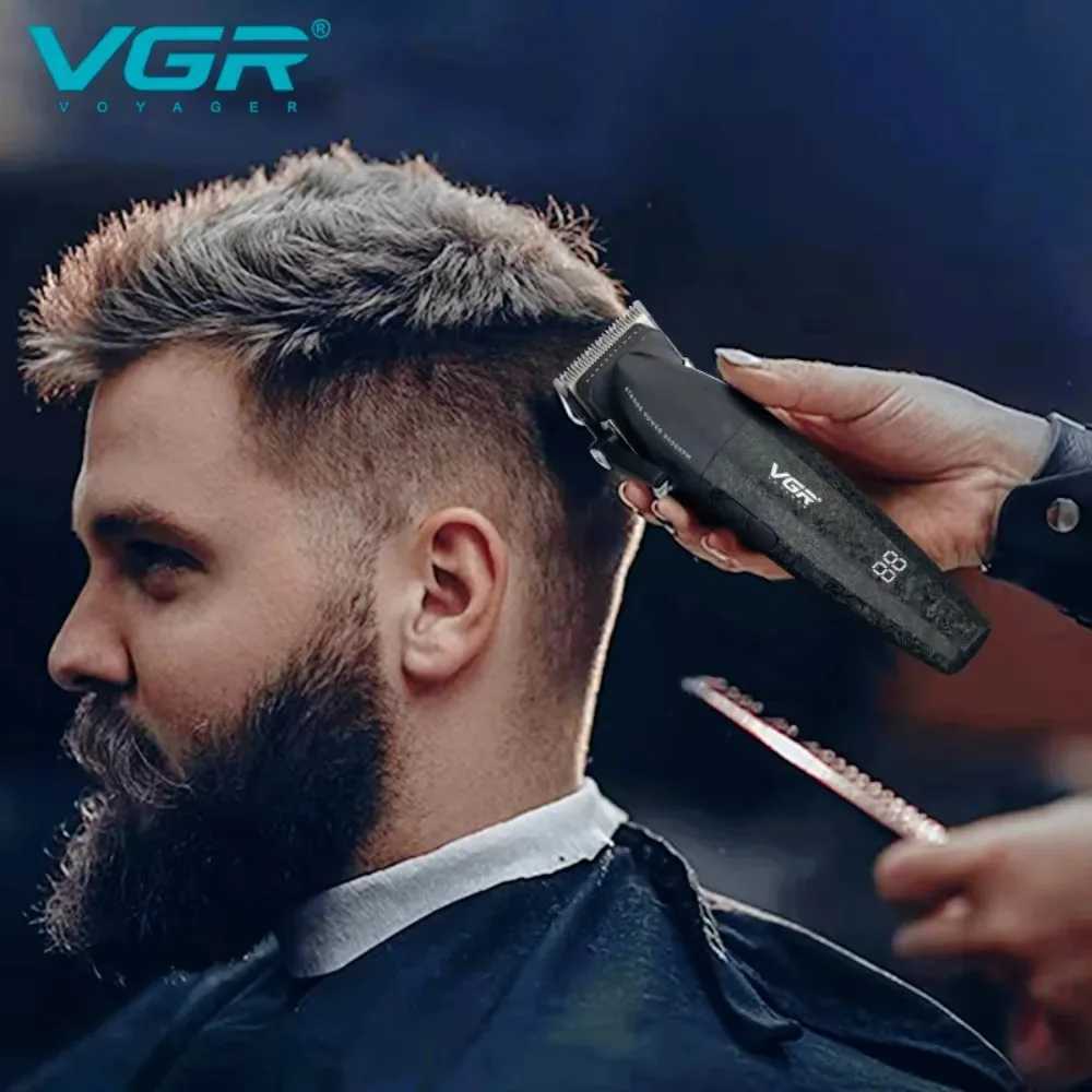 VGR Hair Trimmer Professional Hair Clippers Trimmer Hair Cutting Mane 9000 RPM Haircut Barber Cordless Trimmer for Men V640W251009