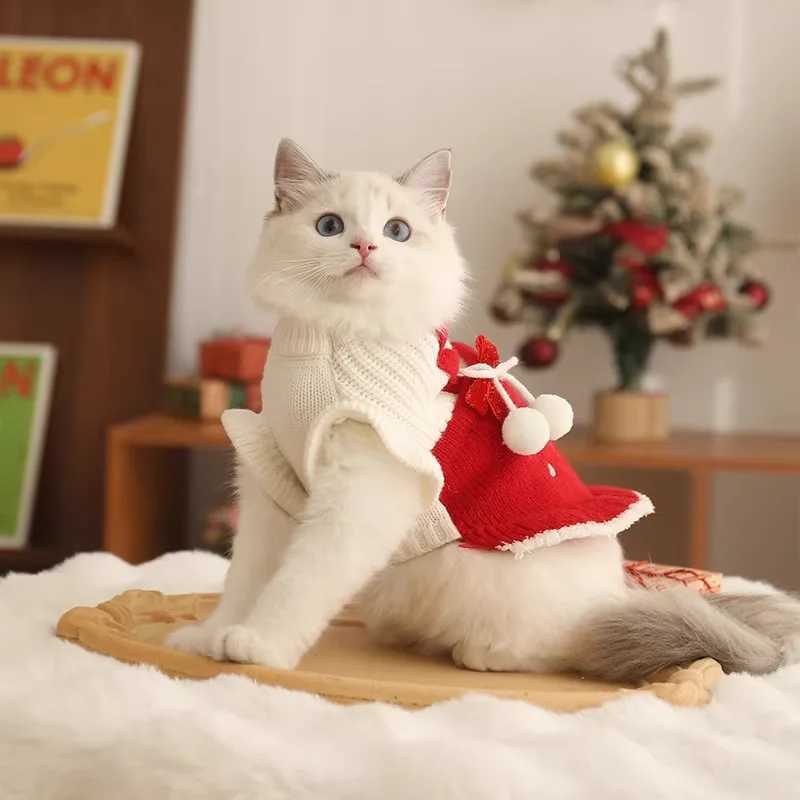 HOOPET Cat Clothes Cat Muppet Autumn and Winter Devon Christmass Sweater Pet Winter Kitten Warm Winter Antishedding C251009