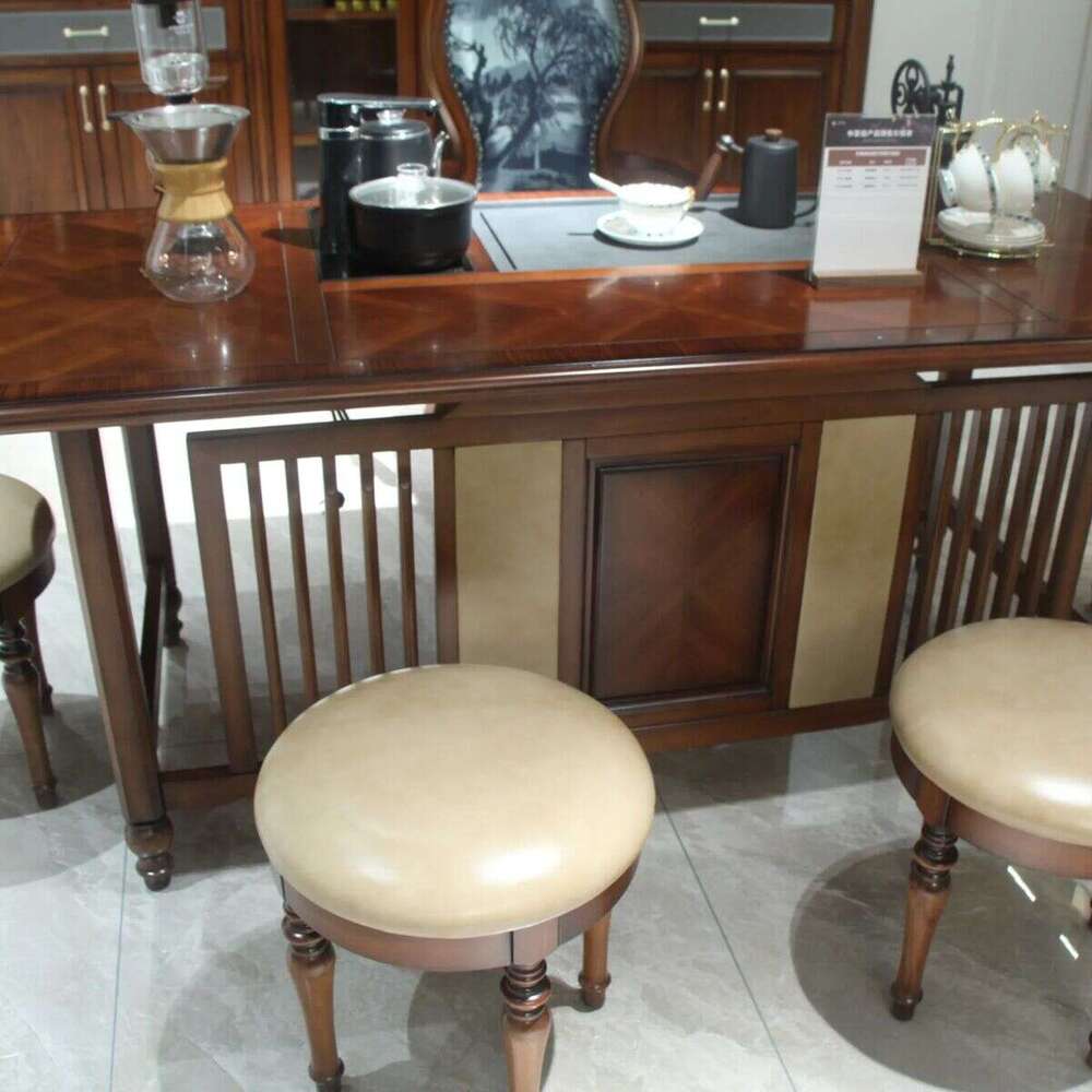 Zhong zhixin The high-end luxury designer coffee table is crafted with solid wood craftsmanship