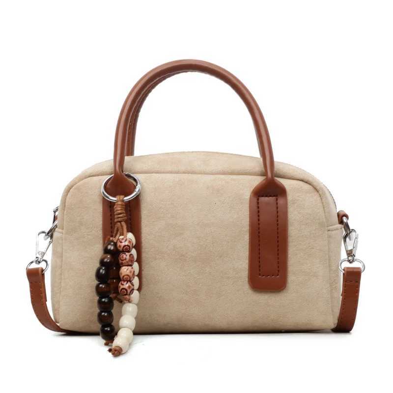 Designer Style Square Solid Faux Suede Shoder Bags 2025 Hot S Sweet Sense of Luxury Fi Handbags for Wen High Quality D251009