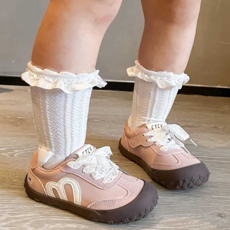 Childrens Training Shoes Mango Head Round Head Girls Running Shoes Autumn Versatile New Boys Sports Leisure Shoes Size 2234 J251027