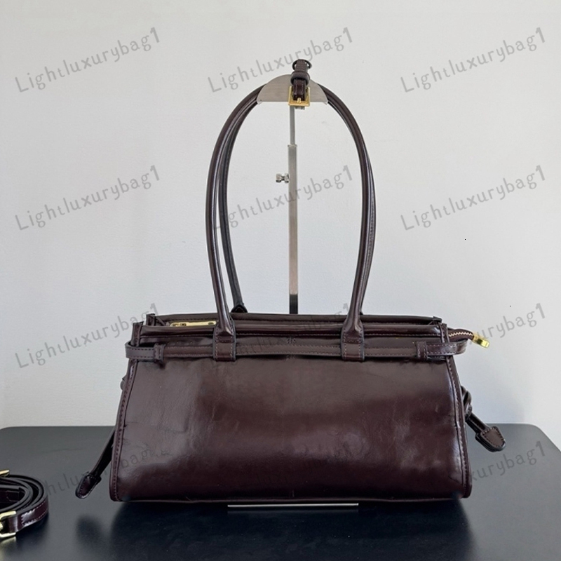 Designer Bag Bonnie Oil Waxed Leather Handbag Chic Modern Exquisite Crossbody Ladies Luxury Rectangular Underarm Bag 250425