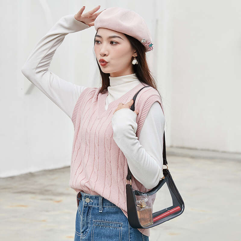 Transparent Handbag 2023 Shoulder Simple Underarm Bag for Women