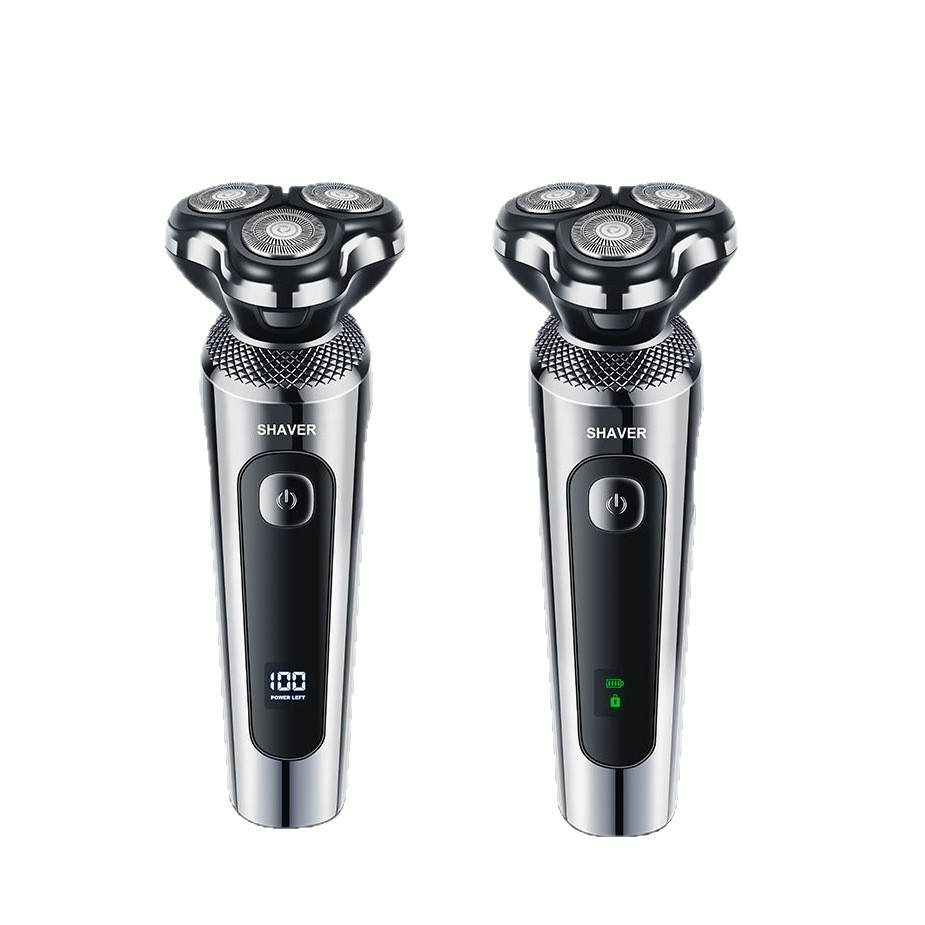 9000 Digital Display Shaving Razor - USB Charging - Full Body Water Wash - Multi-functional Four-in-One Electric Beard Shaver Z250402